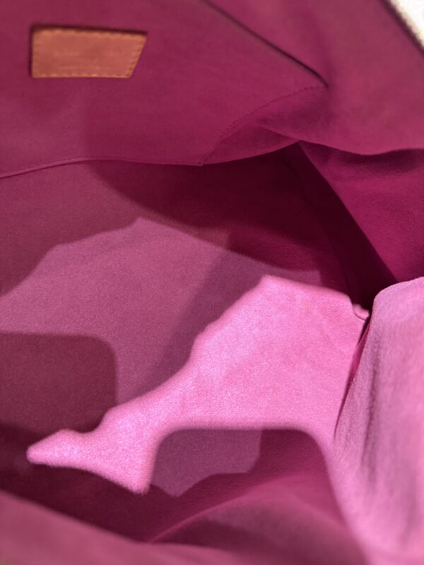 【LV】粉色牛仔曼哈頓手提包